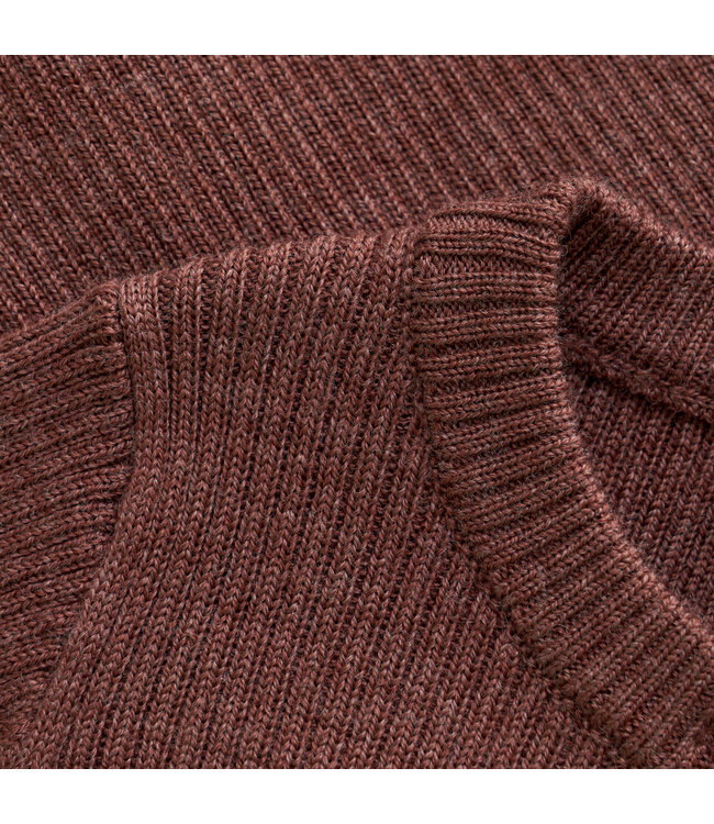 CeLaVi Strickjacke Merinowolle marron