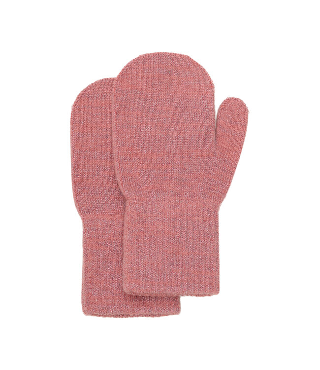 CeLaVi 2 er Pack Fäustlinge Wollmix brick dust