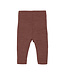 CeLaVi Wollleggings Merinowolle gerippt marron