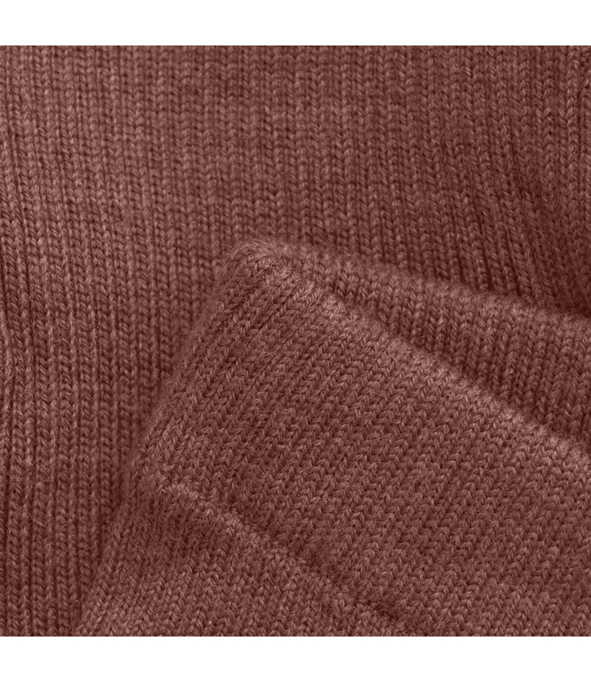 CeLaVi Wollleggings Merinowolle gerippt marron