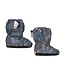 Minymo Füsslinge - Babystiefel - Tierdruck grau