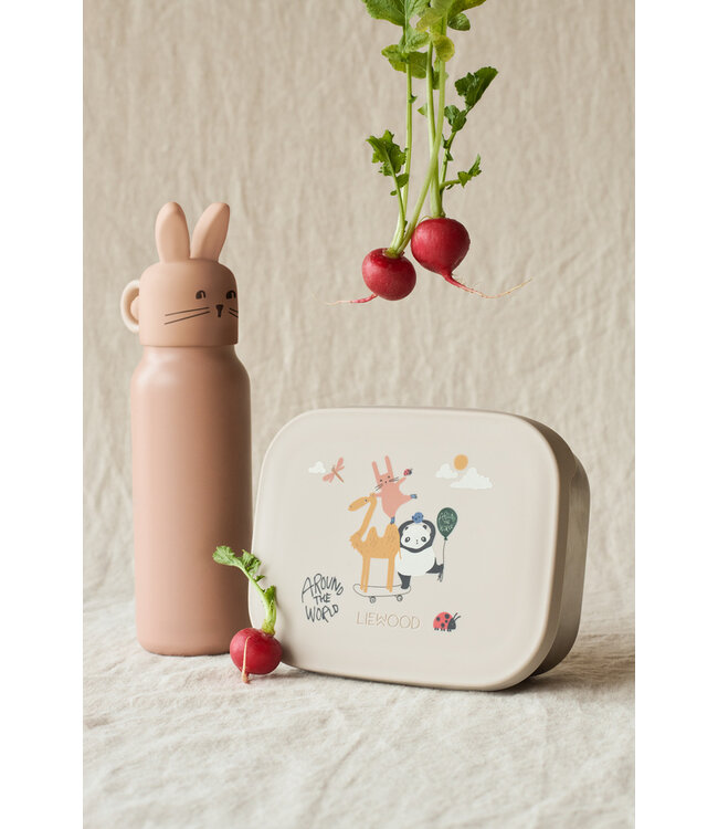 Liewood Trinkflasche isoliert Hase 350 ml - Edelstahl recycelt