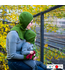 Manymonths Woll-Elefantenmütze - Schlupfmütze Merinowolle - blue mist