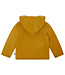 Loud and Proud Jacke Wollfleece mit Kapuze - Schafe curry