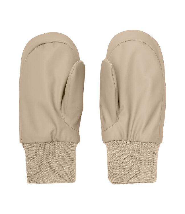 CeLaVi Fäustlinge wasserdicht PU beschichtet mit Strickbund - white pepper