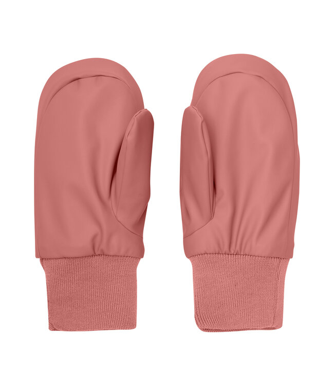 CeLaVi Fäustlinge wasserdicht PU beschichtet mit Strickbund - brick dust