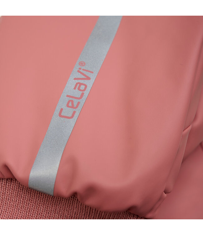 CeLaVi Fäustlinge wasserdicht PU beschichtet mit Strickbund - brick dust