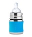 PURA PURA Babyflasche 150 ml Weithalssauger - aqua sleeve