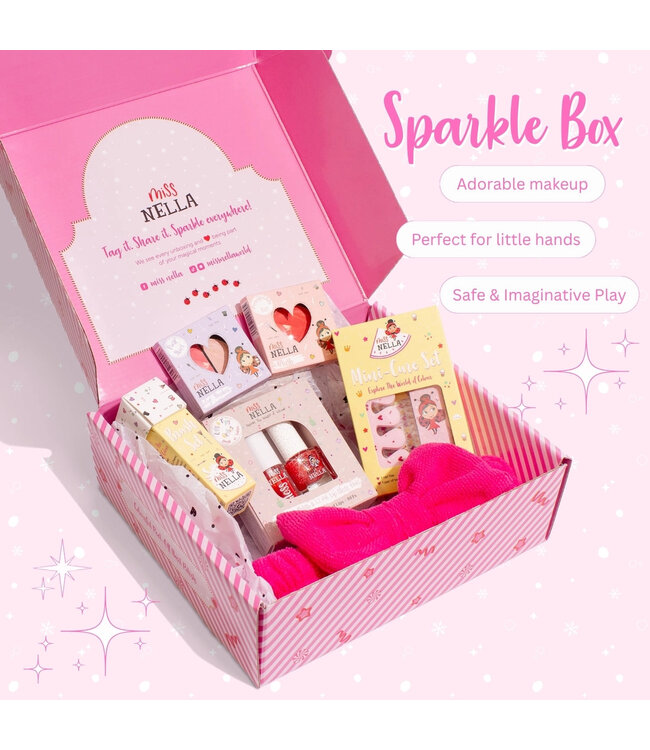 Miss Nella Sparkle Box - Geschenkset mit Kinderschminke