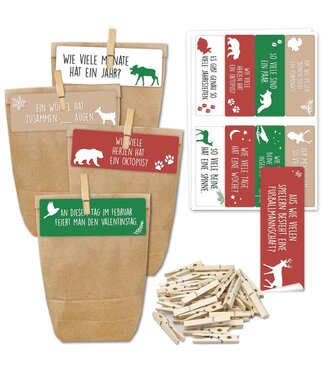 Papierdrachen Adventskalender – Kinderquiz