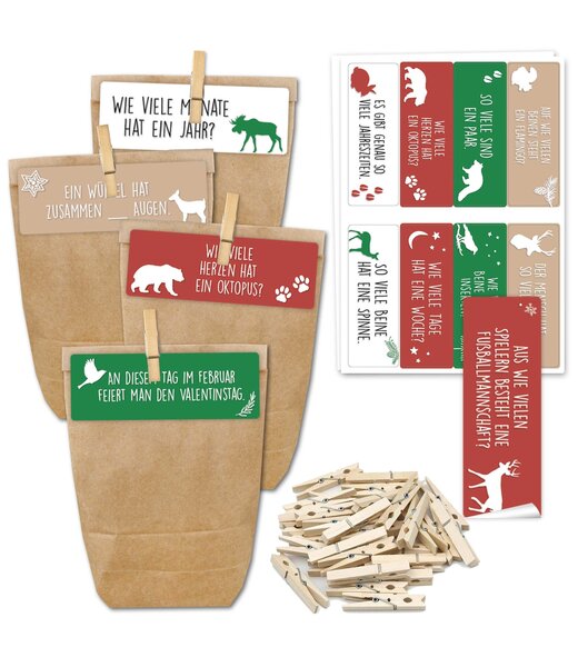 Papierdrachen Adventskalender – Kinderquiz