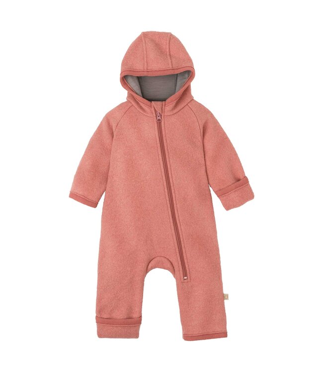 Disana Disana Wollwalk Overall Zipp - Softpink