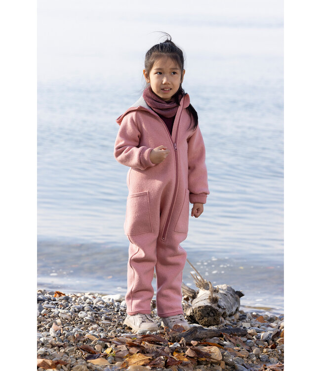 Disana Disana Wollwalk Overall Zipp - Softpink