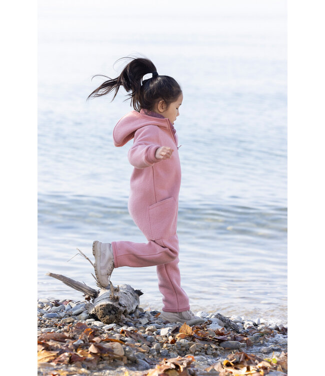 Disana Disana Wollwalk Overall Zipp - Softpink