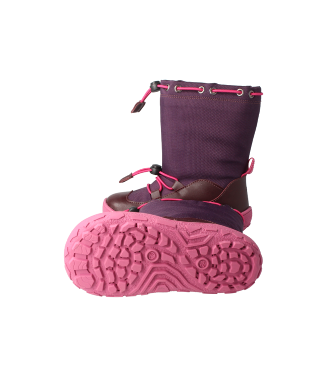 bLifestyle Barfuss-Stiefel Lippenbär Style vegan TEX pflaume