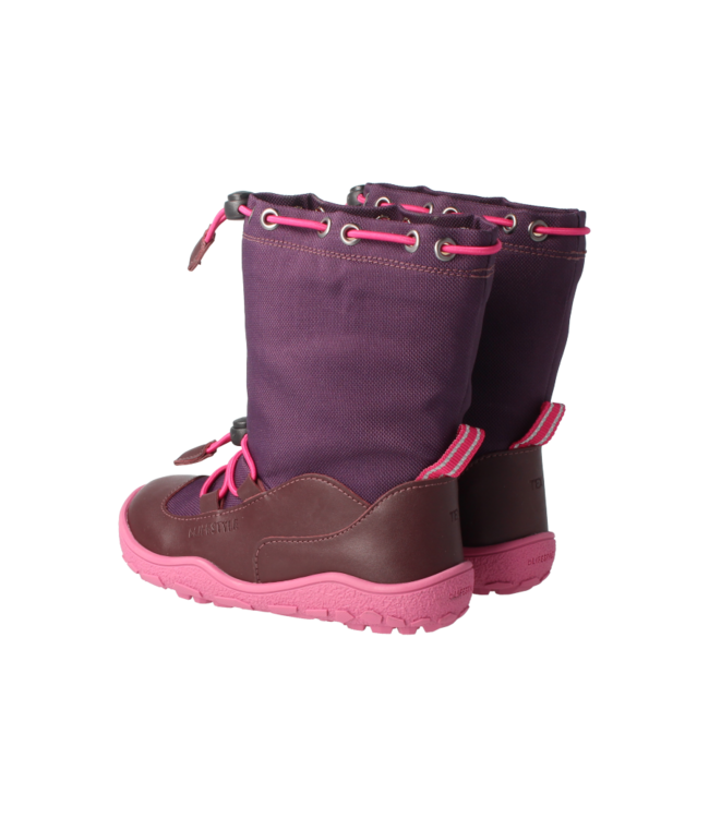 bLifestyle Barfuss-Stiefel Lippenbär Style vegan TEX pflaume