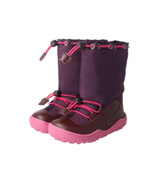 bLifestyle Barfuss-Stiefel Lippenbär Style vegan TEX pflaume