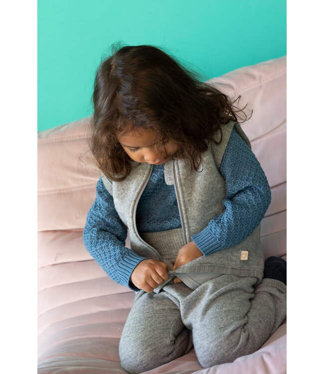 Disana disana Walk-Weste Wollwalk - Gilet - indigo