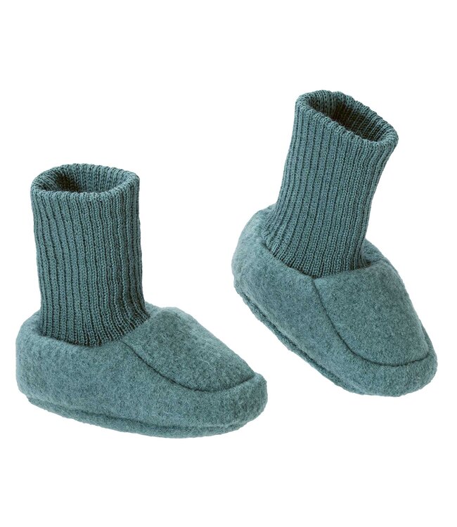 Disana disana Walk-Schuhe - Füsslinge Baby Merinowolle Eukalyptus