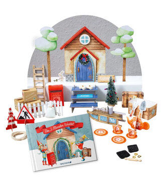 Papierdrachen Wichtel-Set zum Advent