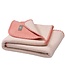 Disana Doubleface-Decke Merinowolle 100 x 135 cm Rosé-Natur