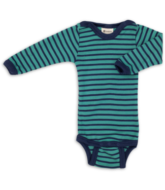 Engel Natur Body langarm Wolle/Seide eisvogel/marine