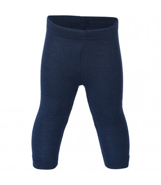 Engel Natur Baby Leggings Wolle/Seide marine