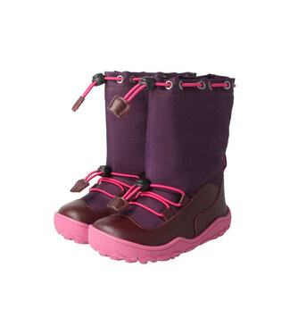 bLifestyle Barfuss-Stiefel Lippenbär Style vegan TEX – pflaume