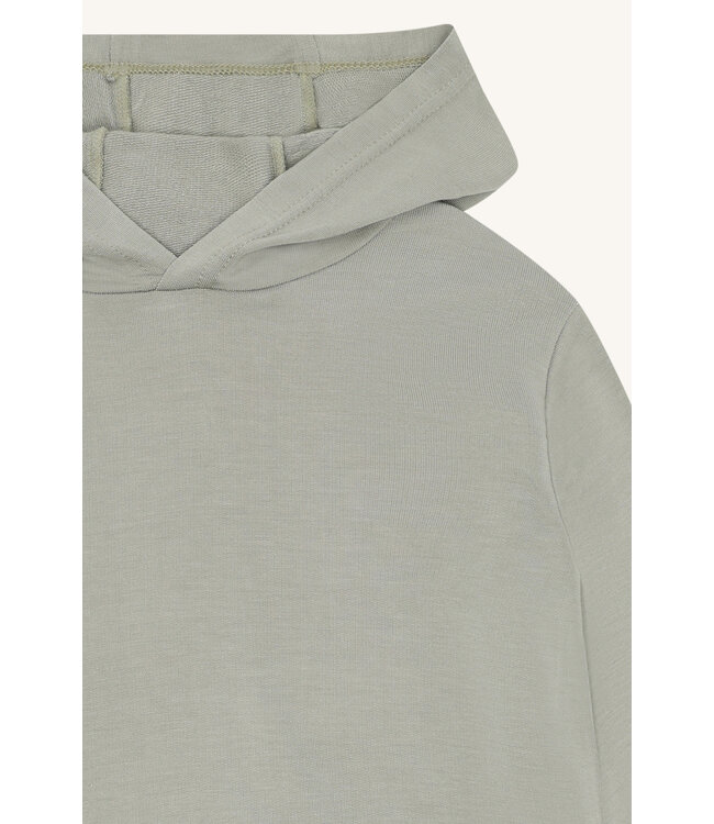 Hust and Claire Stinus Sweatshirt mit Kapuze Bambusviskose forest fog