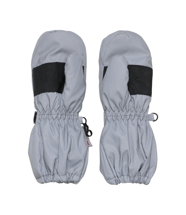 Minymo Reflektierende Fäustlinge mit Daumen - Klettverschluss - Reissverschluss