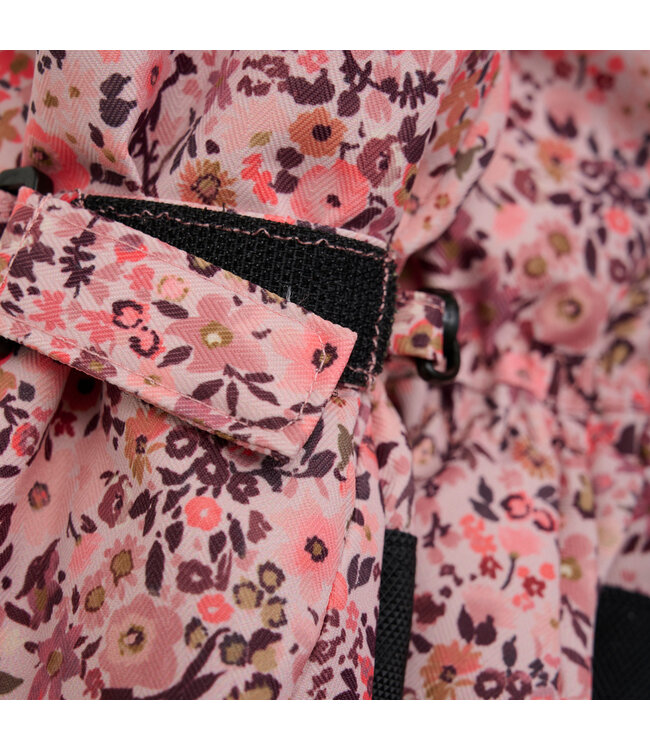 Minymo Fäustlinge mit Daumen und Klettverschluss Blümchen