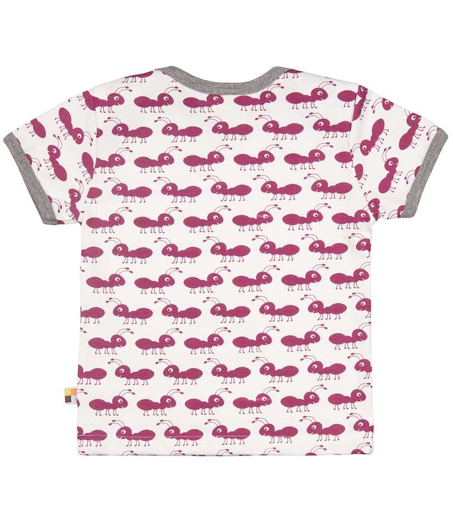 Loud and Proud Shirt  kurzarm Ameisen Biobaumwolle - fuchsia