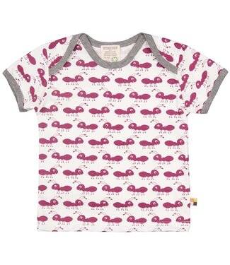 Loud and Proud Shirt  kurzarm Ameisen Biobaumwolle - fuchsia