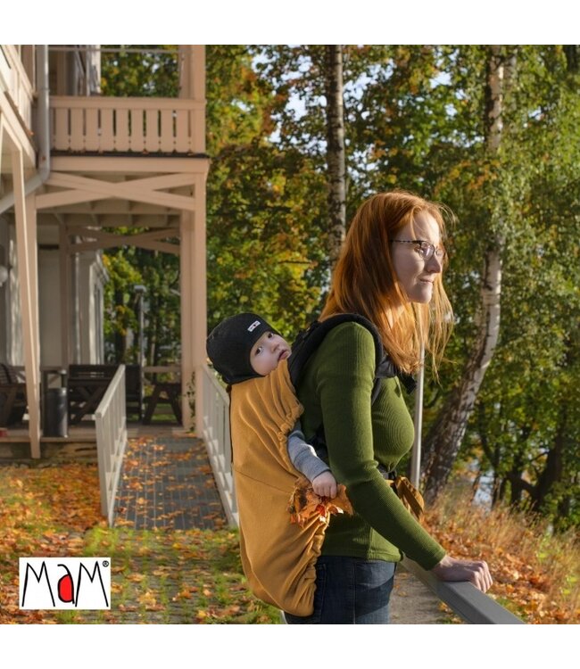 Manymonths Manymonths Tragecover aus Fleece - schwarz