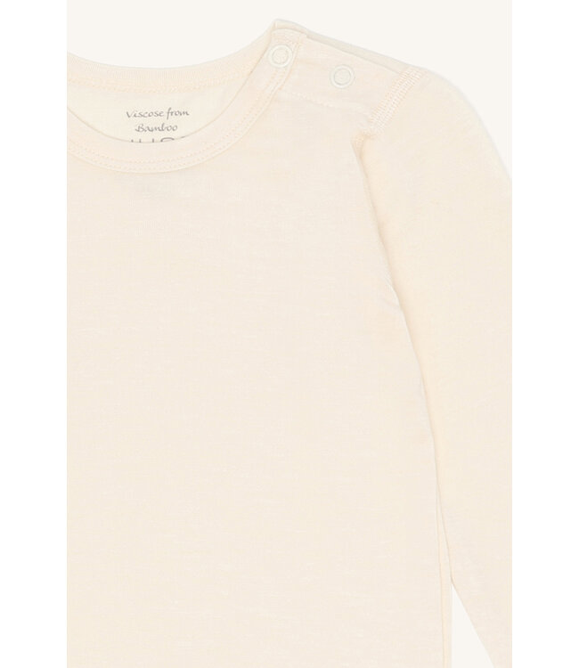 Hust and Claire Buller Body langarm Bambusviskose uni - sandshell