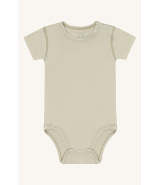 Hust and Claire Buller Body kurzarm Bambusviskose uni - green stone