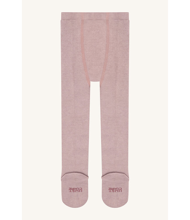 Hust and Claire Strumpfhose Foxie Doubleface Wolle/Bambusviskose Adobe rose