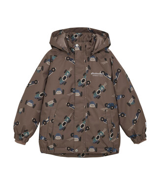 Minymo Winterjacke wasserwest - Rennauto - recycelt