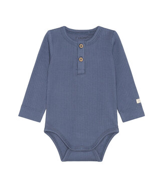 Fixoni Body langarm Baumwolle/Modal  gerippt - vintage indigo