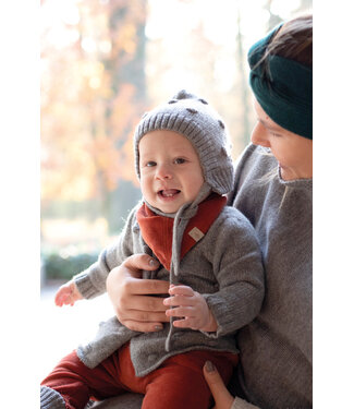 Pure Pure (Pure Pure by Bauer) Strickmütze Alpakawolle/Merinowolle grau