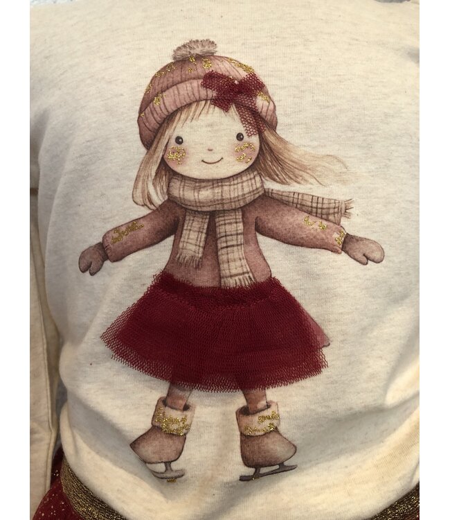 Hust and Claire Langarmshirt Alma Eislaufen - Biobaumwolle