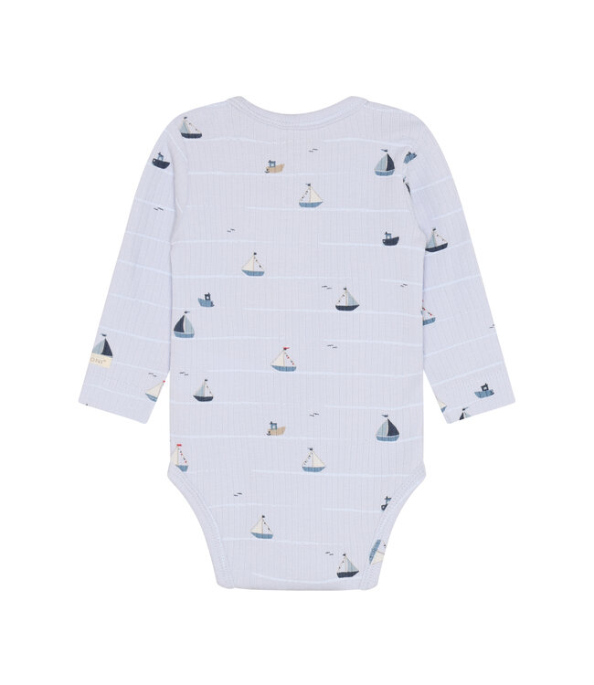 Fixoni Body langarm Schiffe Baumwolle/Modal artic ice