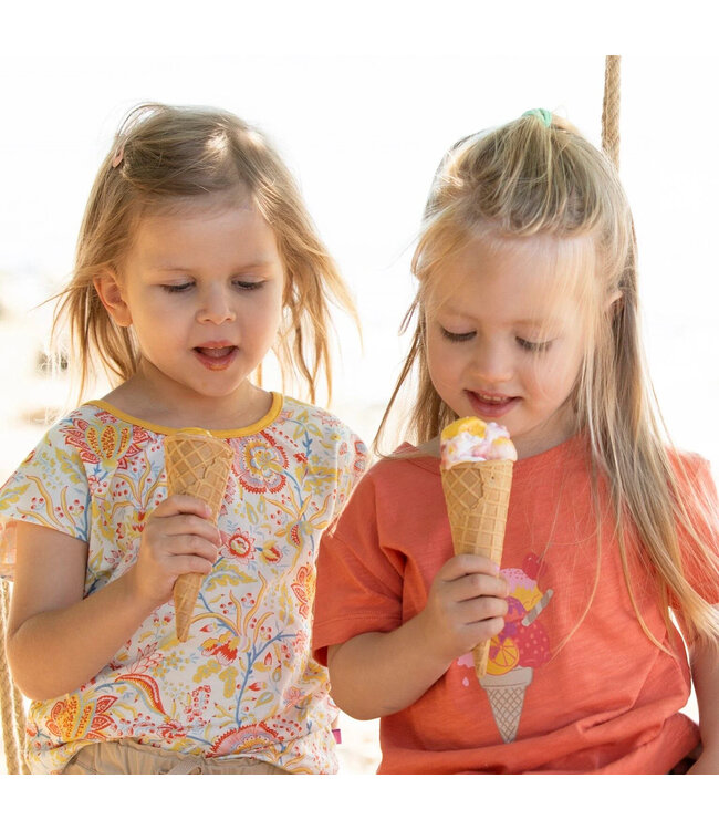 Enfant Terrible Shirt mit Paisleydruck Biobaumwolle - white-honey