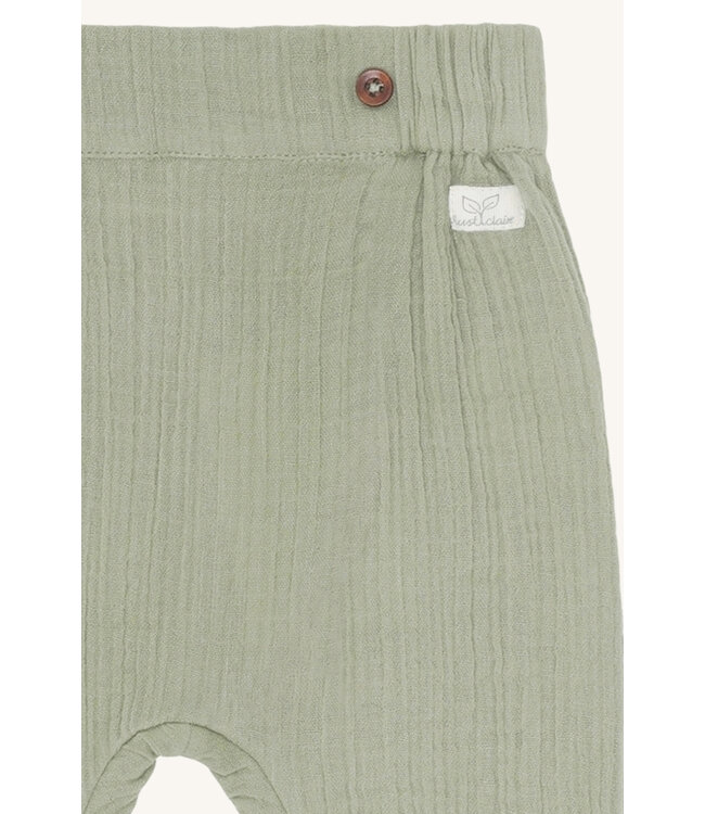 Hust and Claire Musselin Hose Thicco - Biobaumwolle - light green