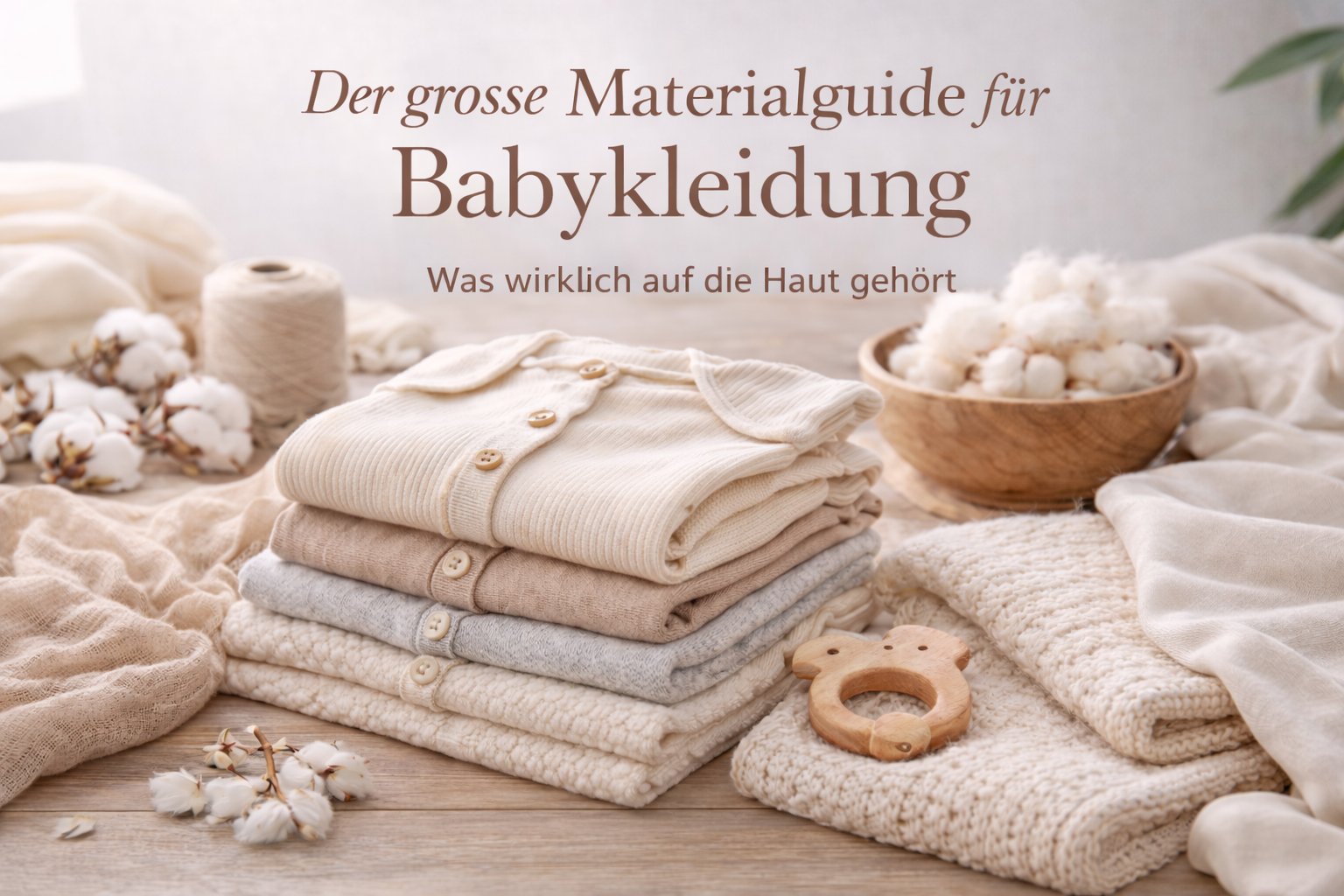 Der grosse Materialguide für Babykleidung