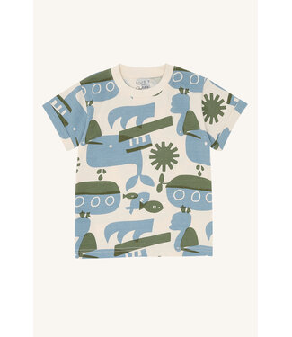 Hust and Claire T-Shirt Anton Oceanlife - Baumwolle - hellblau/grün