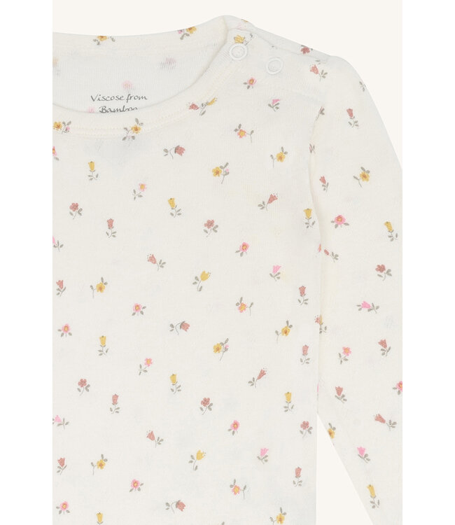 Hust and Claire Buller Body langarm Bambusviskose Vintage Pointelle - ivory