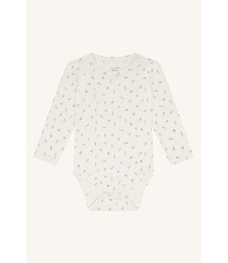 Hust and Claire Buller Body langarm Bambusviskose Vintage Pointelle - ivory