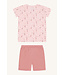 Hust and Claire Pyjama Set kurzarm aus Bambusviskose Gymnastik/Herzen
