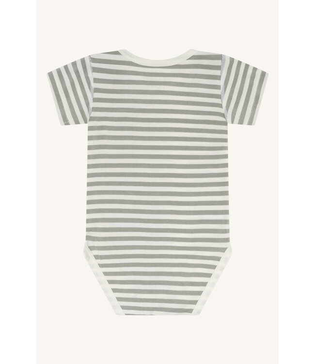 Hust and Claire Buller Body kurzarm Bambusviskose - gestreift - Skyway